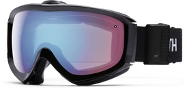 Skibrille Smith Prophecy Turbo Fan Black Frame Blue Sensor Mirror