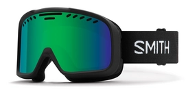 Masque de ski Smith Project Black / Green Mirror Noir
