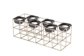 Theelichthouder PT Living Structure Iron Rectangle Gold