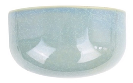 Flower Pot PT Living Oval Wide Glazed Green