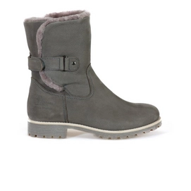 Boots Panama Jack Women Felia Igloo B7 Nubuck Gris Grey-Shoe size 38