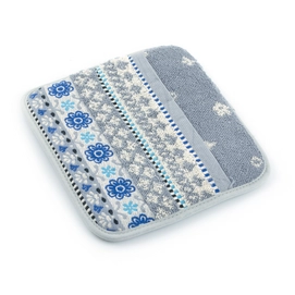 Topflappen Bunzlau Castle Blossom Dark Blue
