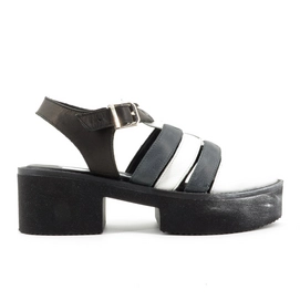 Papucei Nipo Amon Black Grey White Damen