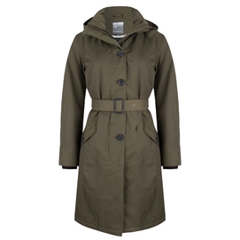 Regenjas Happy Rainy Days Dobby Canvas Padded Parka Oslo Olive