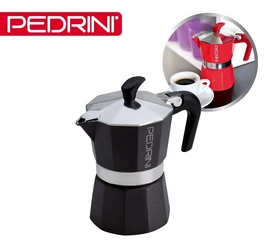 Percolator Pedrini Espresso 3-kops Antraciet