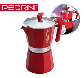 Percolator Pedrini Espresso 6-kops Red