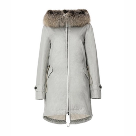 Winter Coat Peuterey Statics LM Fur Silver