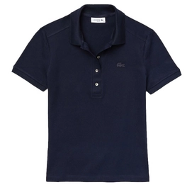 Polo Shirt Lacoste Women PF5462 Slim Fit Marine-Size 40
