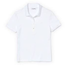 Polo Shirt Lacoste Women PF5462 Slim Fit White-Size 38