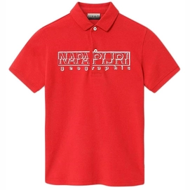 Polo Shirt Napapijri Youth Eoli Bright Red