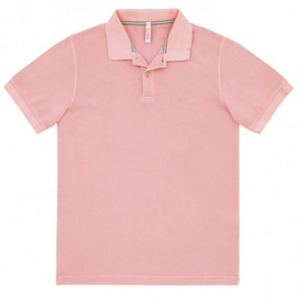 Polo Shirt Sun68 Men Cold Dye Rosa