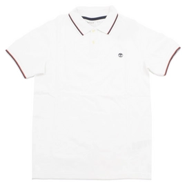 Polo Timberland Men Millers River Pique Tipped White