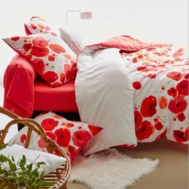 Housse de Couette Sylvie Thiriez Imprimée Poppies Percale