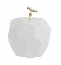 Beeld PT Living Origami Apple Concrete Matt White