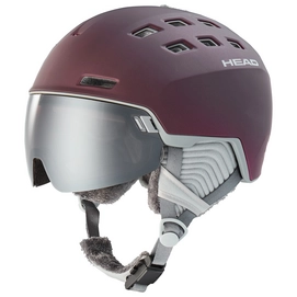 Ski Helmet HEAD Women Rachel 5K Visor Burgundy