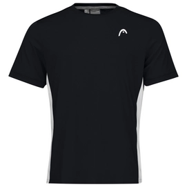 Tennisshirt HEAD Slice Black White Herren