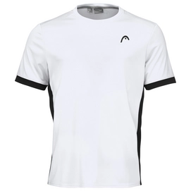 Tennisshirt HEAD Slice White Black Herren