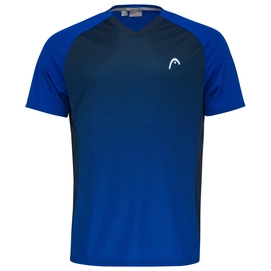 Tennisshirt HEAD Topspin Royal Blue Print Vision Herren