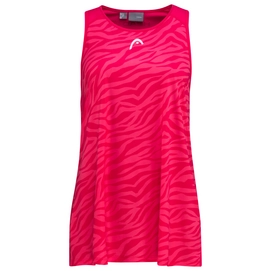 Tennisshirt HEAD Agility Tanktop Magenta Print Damen