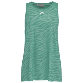 Tennisshirt HEAD Agility Tanktop Nile Green Print Damen