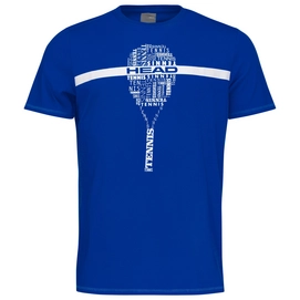 T-shirt de Tennis HEAD Kids Typo Royal Blue-Taille 152
