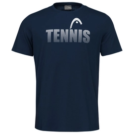 Tennisshirt HEAD Kids Club Colin Deep Blue-Maat 128