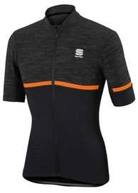 Fietsshirt Sportful Men Giara Jersey Anthracite Black Orange