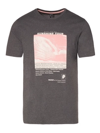 T-Shirt Protest Men Beat SS Deep Grey