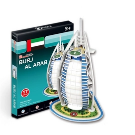 Puzzel Cubic Fun Burj Al Dubai  3D (17 Stukjes)