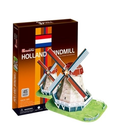 Puzzel Cubic Fun Holland Molen 3D (45 Stukjes)