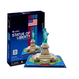 Puzzel Cubic Fun Statue Liberty 3D (39 Stukjes)