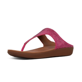 FitFlop Banda™ Crystalled Toe-Post Psychedelic Pink
