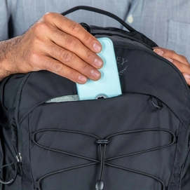 Quasar_Zippered scratch-free sunglasses and electronics pocket