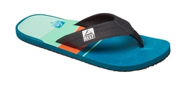 Slipper Reef Ht Prints Blue Red