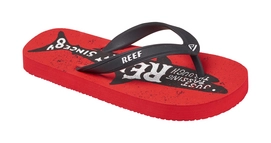 Slipper Reef Grom Switchfoot Prints Red Shark