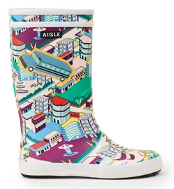 Regenlaars Aigle Kids Lolly Pop Theme City