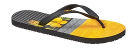 Flip Flops Reef Switchfoot Prin Black Yellow Herren