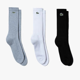Sock Set Lacoste RA4182 Grey / White / Black (3 pack)