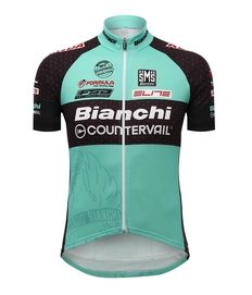 Fietsshirt Santini Bianchi MTB Replica Short Sleeve