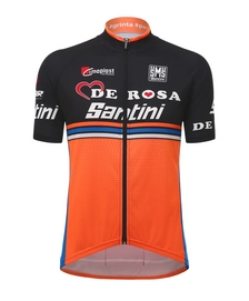 Fietsshirt Santini De Rosa Replica Short Sleeve 2016