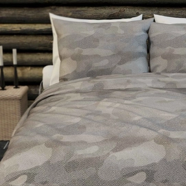 Dekbedovertrek Heckett & Lane Douglas Taupe Flanel