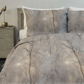 Dekbedovertrek Heckett & Lane Bear Taupe Flanel