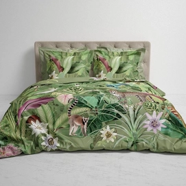Dekbedovertrek Heckett Lane Safan Tropical Green Satijn