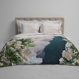 Dekbedovertrek Heckett and Lane Attis White Satijn-140 x 200 / 220 cm | 1-Persoons
