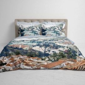 Dekbedovertrek Heckett and Lane Nada White Satijn-140 x 200 / 220 cm | 1-Persoons