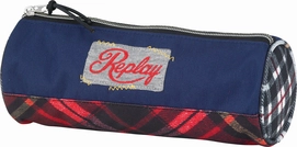 Pencil Case Replay Checks White-Red Check