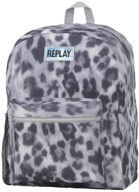 Rugzak Replay Girls Leopard Grey Groot