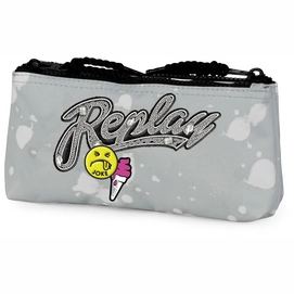 Pencil Case Replay Girls Double Grey