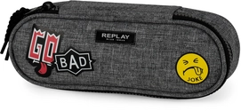 Pencil Case Replay Boys Grey