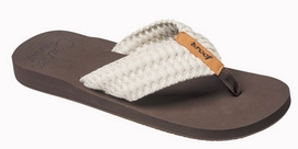 Slipper Reef Women Cushion Threads Vintage White